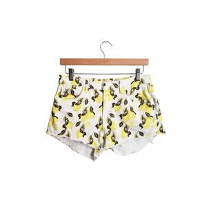L'AGENCE Audrey Mid-rise Lemon Shorts Size 27